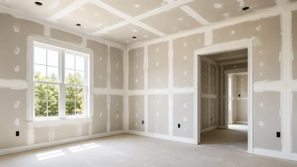 Drywall repair and wall restoration services by NorthGroups in Michigan